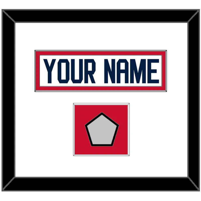 Florida Nameplate & Back To Back Stanley Cup Champions Patch - Road White - Single Mat 1