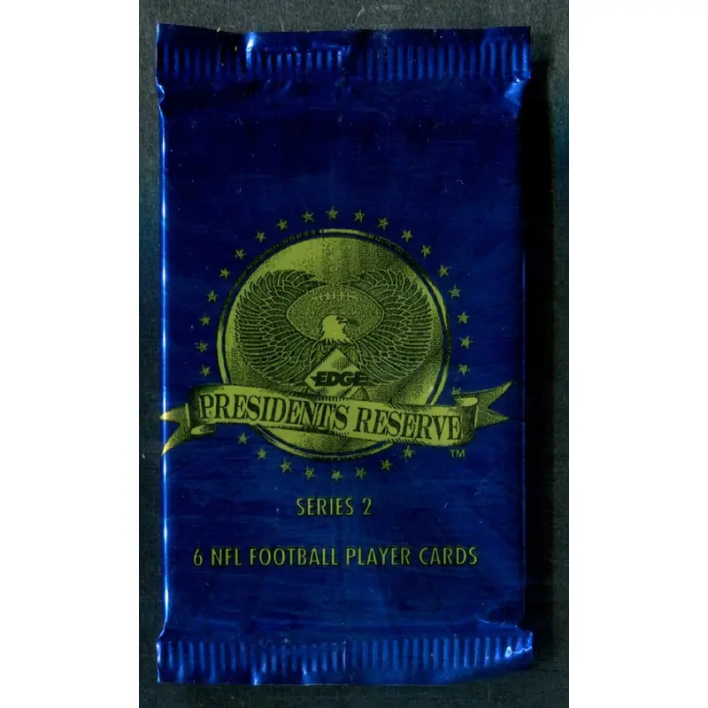 1996 Collector's Edge President's Reserve Football Unopened Series 2 Pack (6)