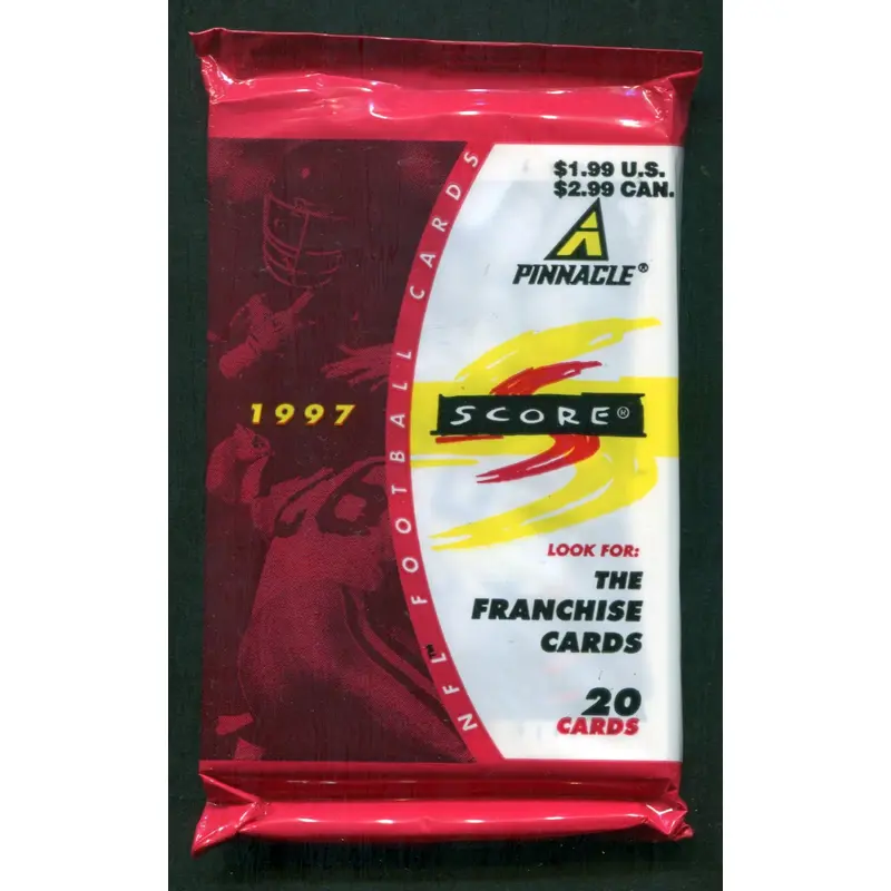 1997 Score Football Unopened Pack (Retail) (Pre-Priced) (20)