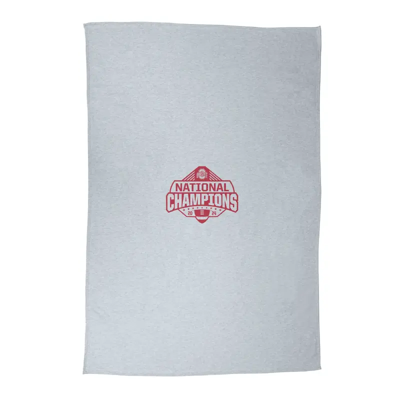 Ohio State 2024 National Champions Sublimated Sweatshirt Blanket