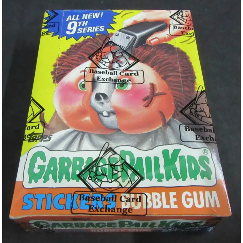 1987 Topps Garbage Pail Kids Series 9 Unopened Wax Box (w/ price) (Canada) (Non) (BBCE)