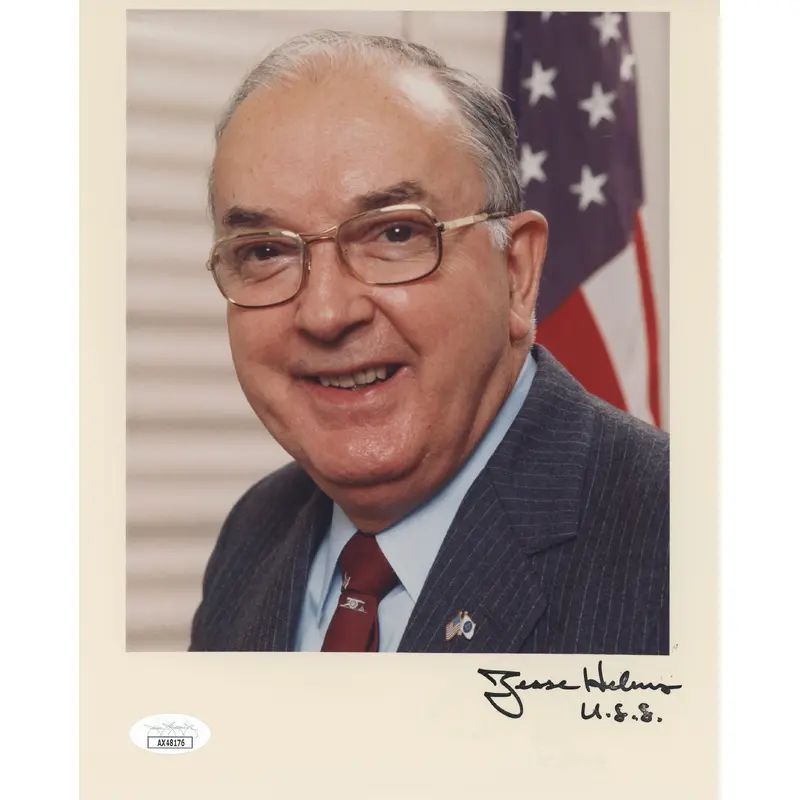 Jesse Helms Former Senator Authentic Signed 8x10 Photo Autographed JSA #AX48176