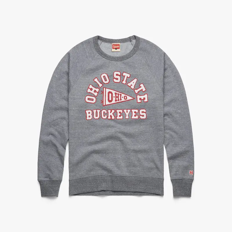 Ohio State Buckeyes Pennant Crewneck