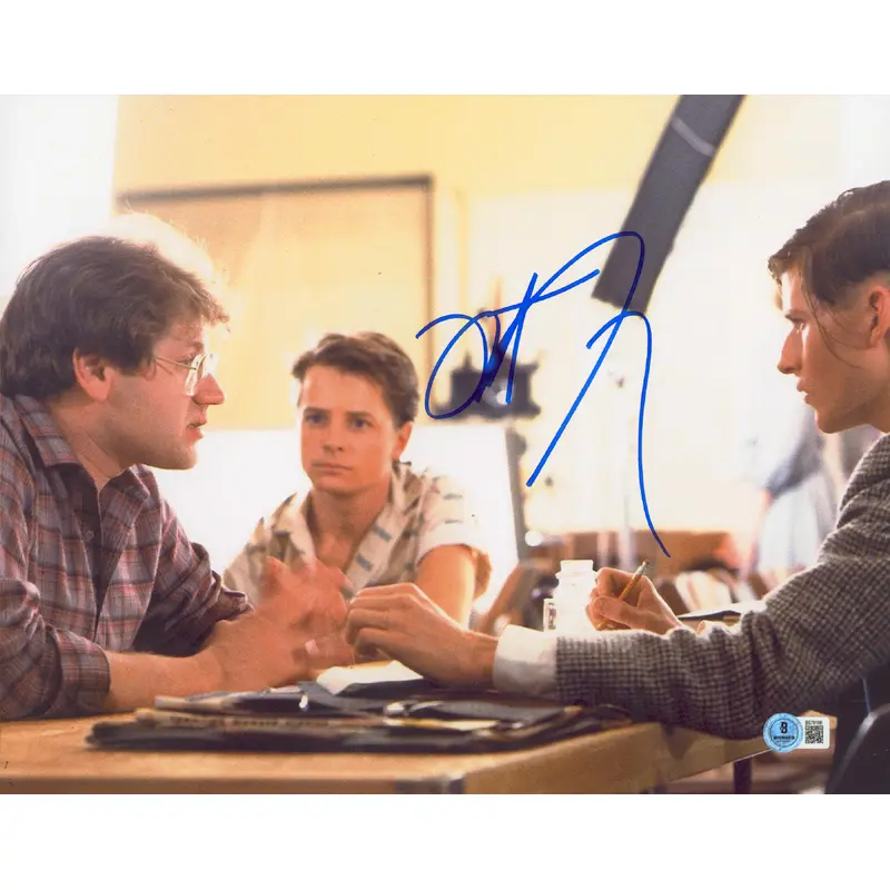 Robert Zemeckis Back To The Future Authentic Signed 11x14 Photo BAS #BS78158
