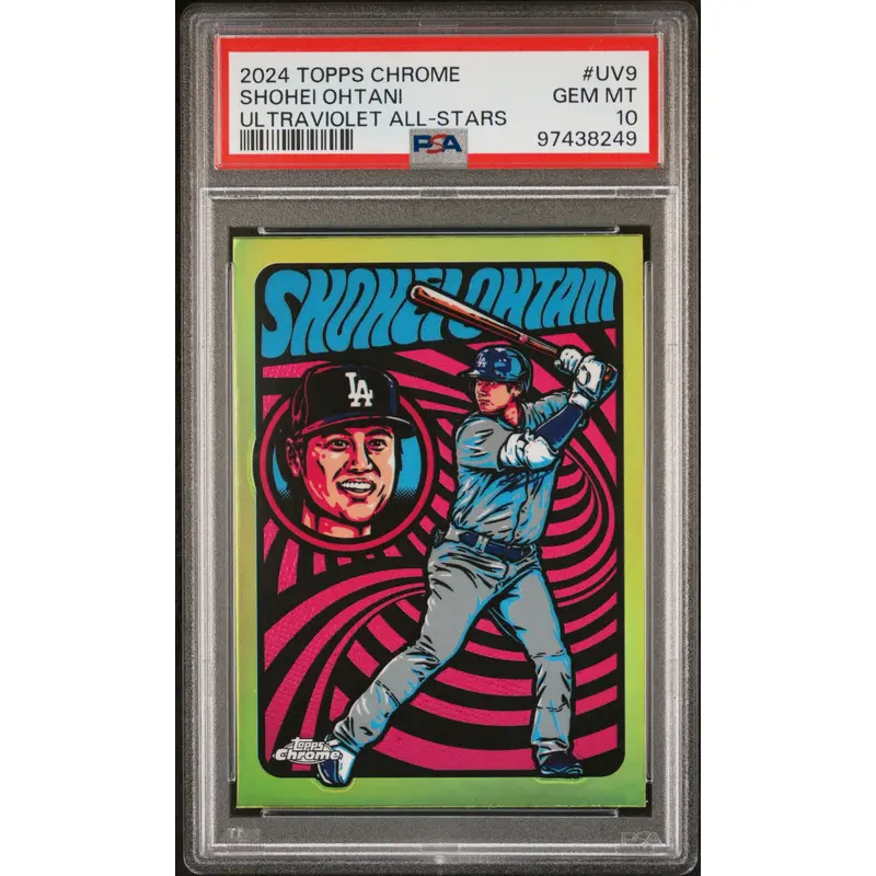 Shohei Ohtani 2024 Topps Chrome Ultraviolet All-Stars #UV9 PSA 10 Gem Mint