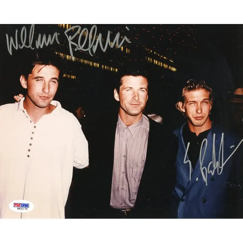 William & Stephen Baldwin Signed Authentic 8X10 Photo Autograph PSA/DNA #M42174