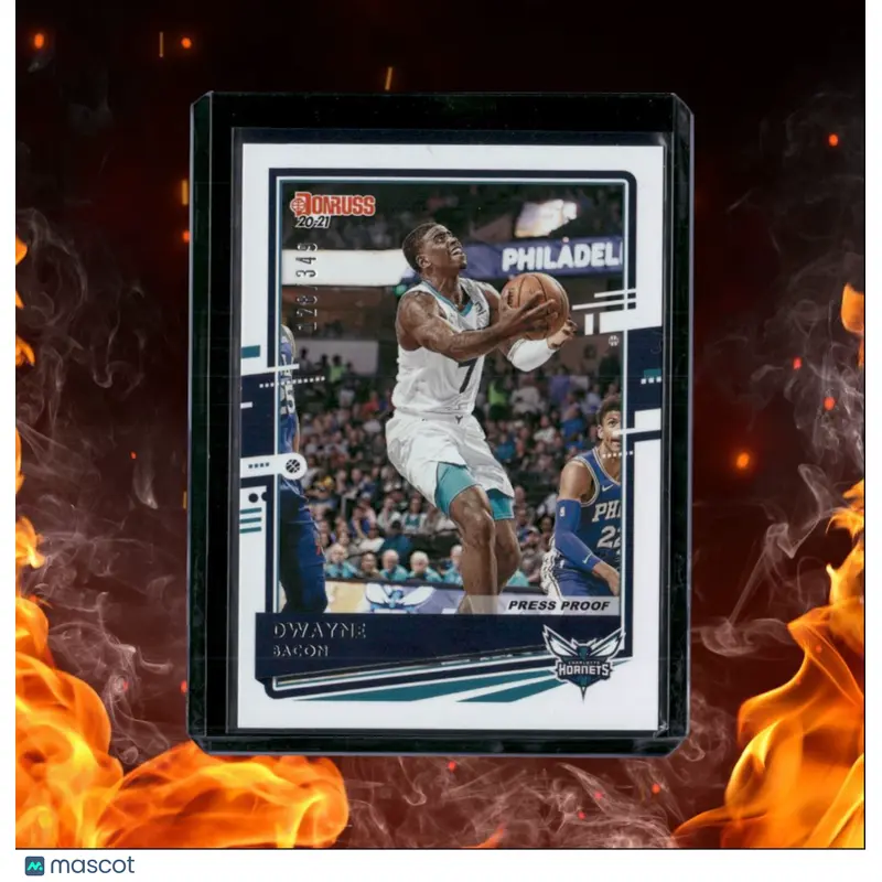 2020-21 Panini Donruss Dwayne Bacon Press Proof 128/349 #95