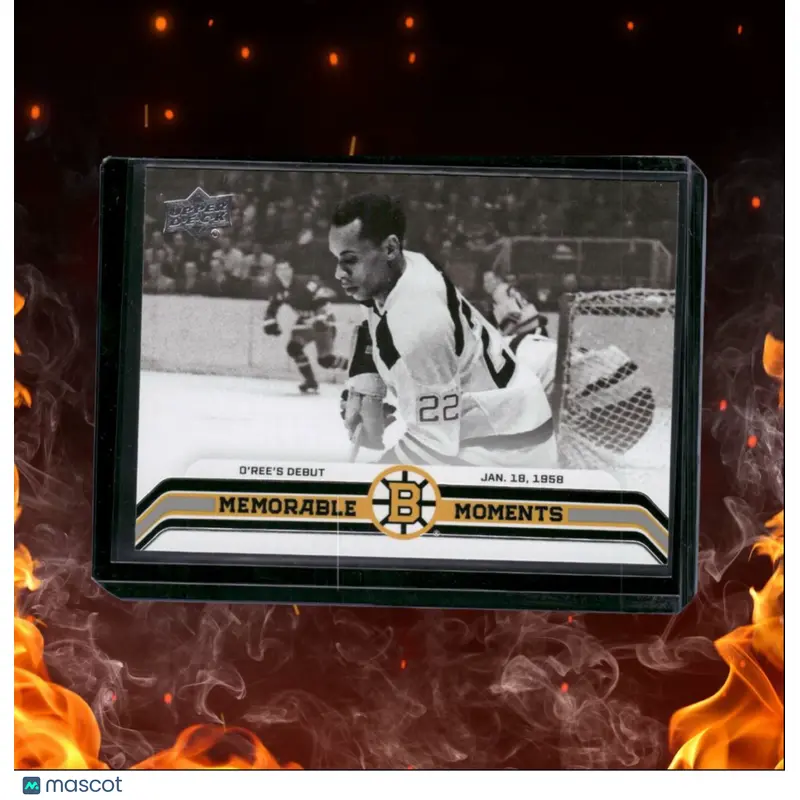 2023-24 Upper Deck Boston Bruins Centennial Willie O'Ree Memorable Moments SP