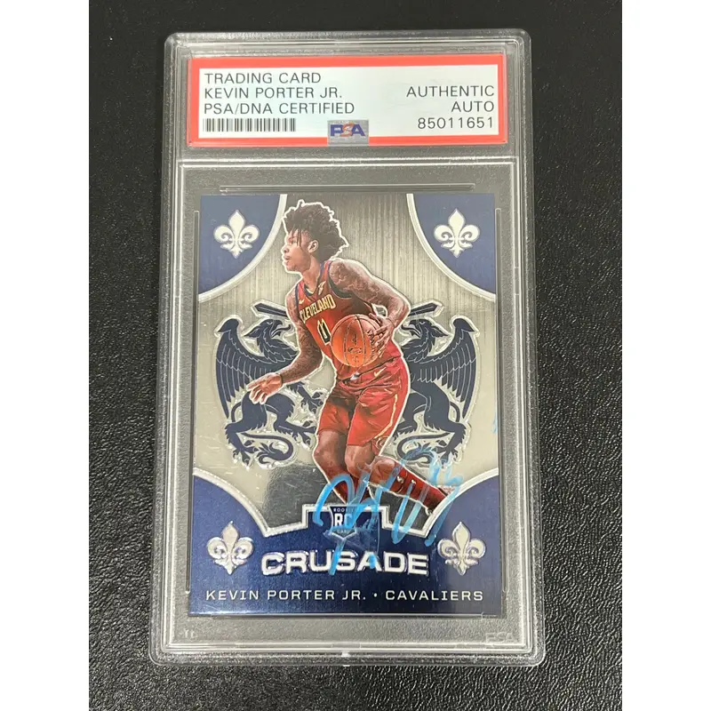 2019-20 Panini Chronicles #523 Kevin Porter Jr. Signed Card PSA Slabbed Cavaliers