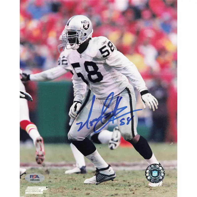 Napoleon Harris signed 8x10 photo PSA/DNA Autographed Raiders