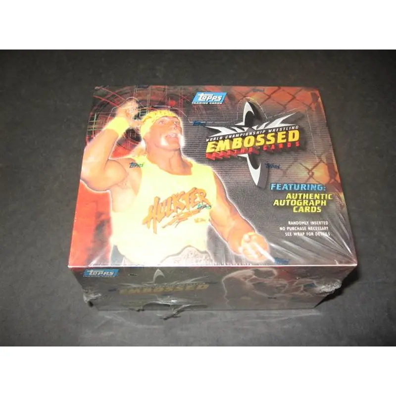 1999 Topps WCW Embossed Wrestling Box (Retail)