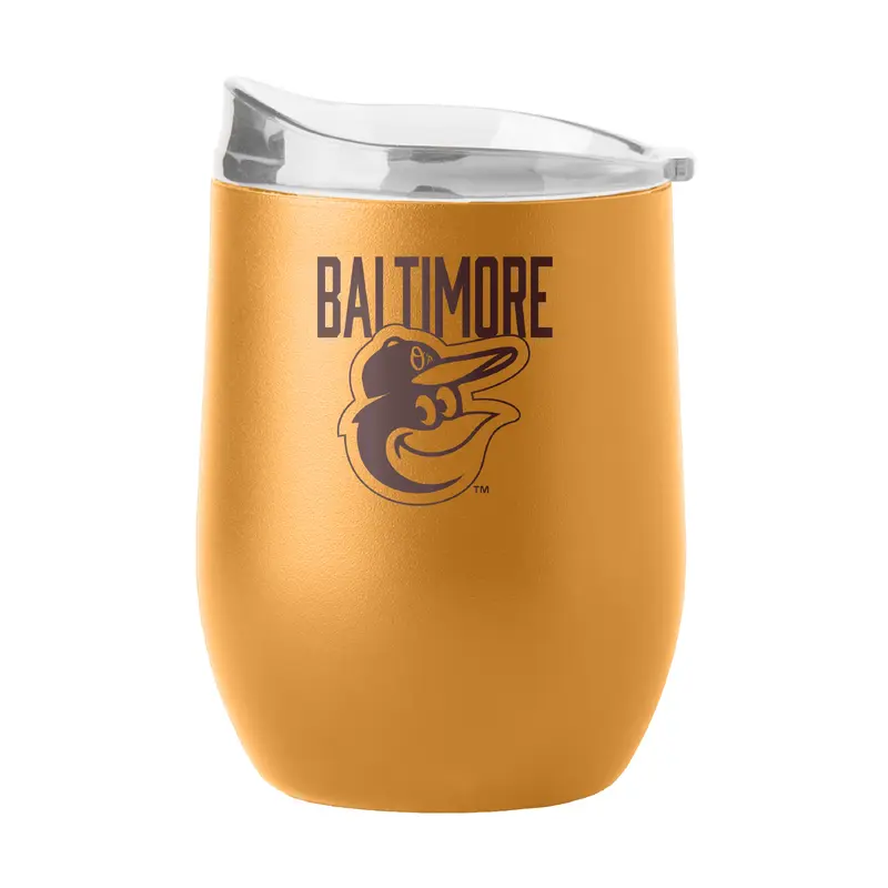 Baltimore Orioles 16oz Huddle Powder Coat Curved Beverage