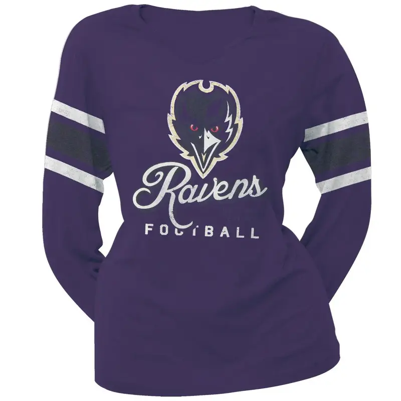 Baltimore Ravens - Homerun Premium Juniors Long Sleeve T-Shirt