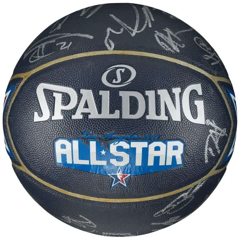 Kobe Bryant 2011 NBA All Star Game Team Signed Basketball Beckett COA