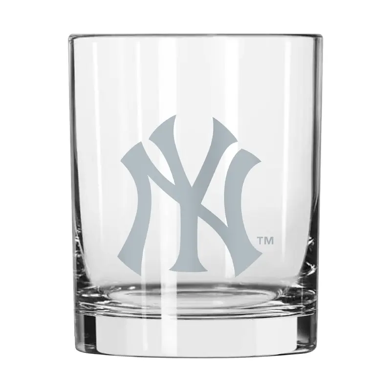 New York Yankees 14oz Frost Rocks Glass