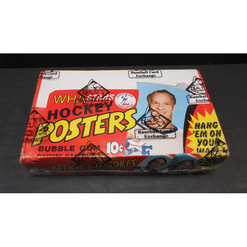 1973/74 OPC O-Pee-Chee WHA Hockey Posters Unopened Wax Box (BBCE)