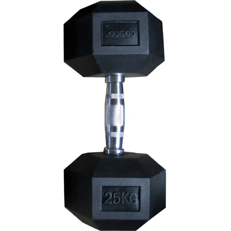 Cosco Rubber Dumbbell | 25kg | KIBI Sports