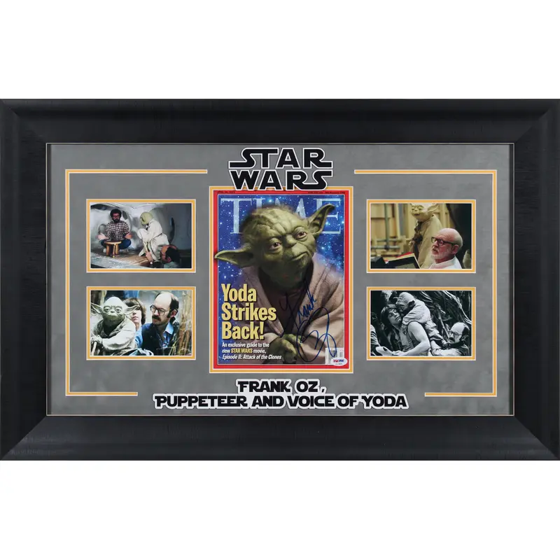 Frank Oz Star Wars Authentic Signed & Framed Time Magazine Cover PSA #AE24884
