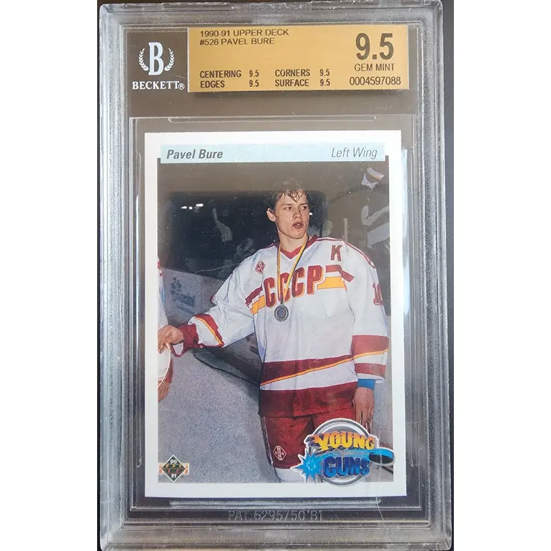 Pavel Bure 1990 Upper Deck #526 BGS 9.5 Gem Mint