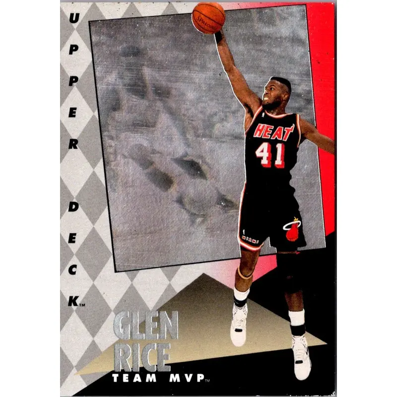 1992 Upper Deck MVP Holograms Glen Rice #14