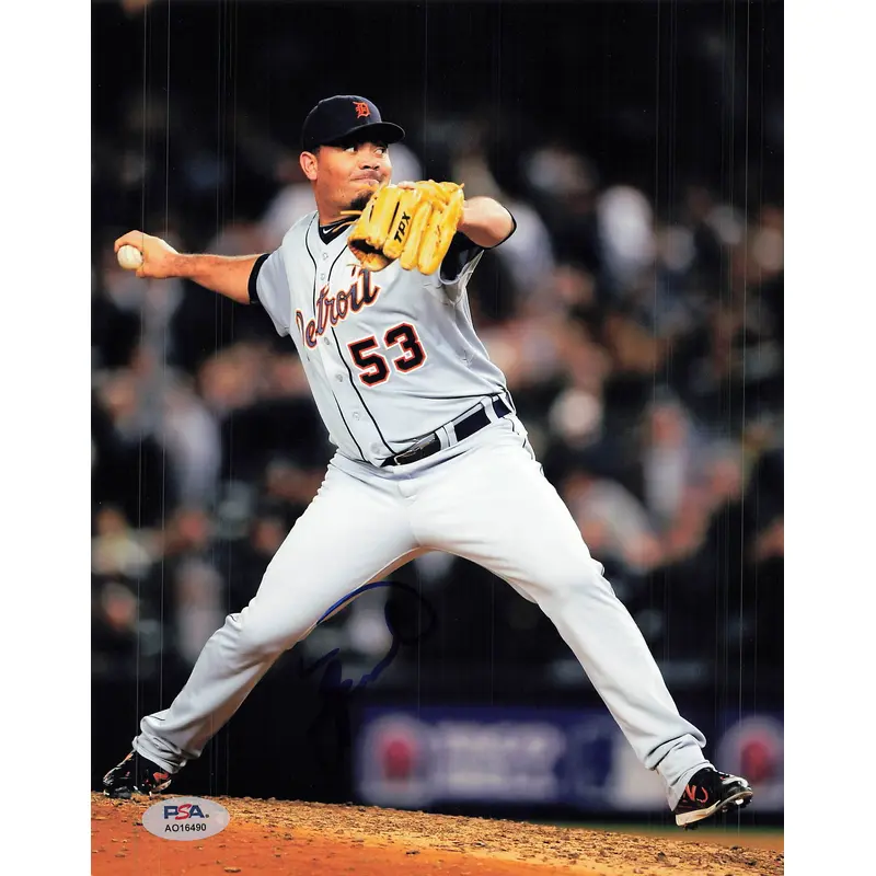 JOAQUIN BENOIT signed 8x10 photo PSA/DNA Detroit Tigers Autographed