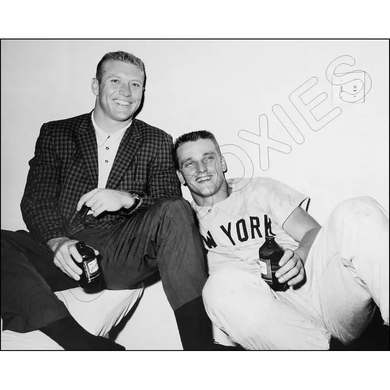 Mickey Mantle Roger Maris 8X10 Photo - New York Yankees - 3304