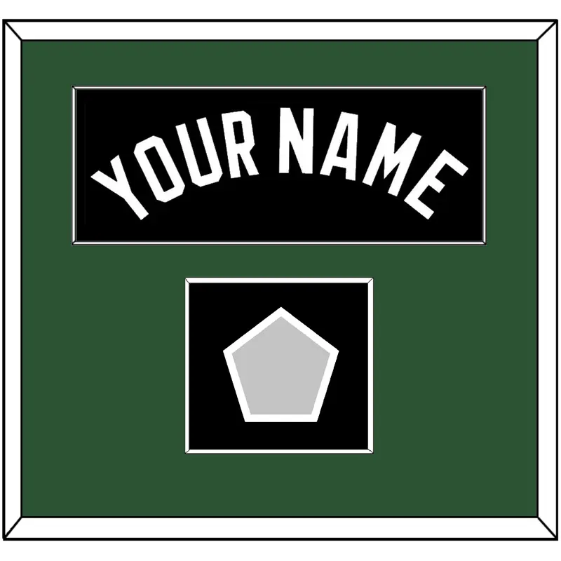 Milwaukee Name & Champions Patch - Black Statement - Single Mat 2