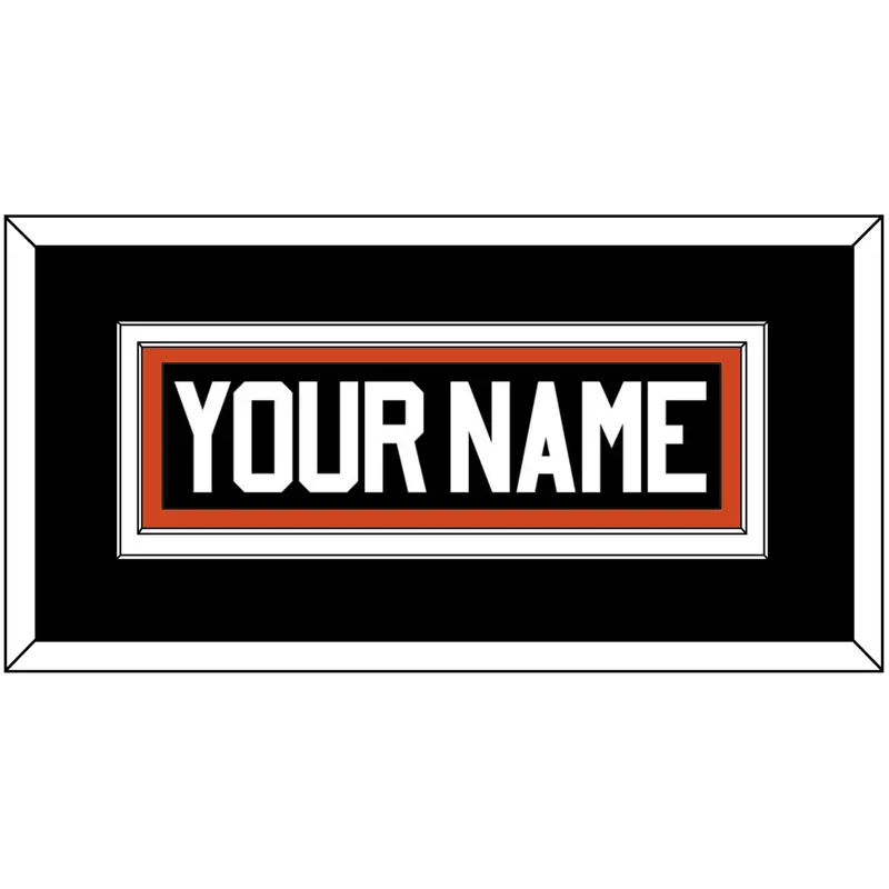 Philadelphia Nameplate - Road White - Double Mat 3