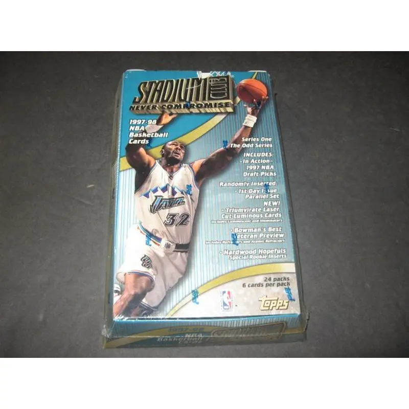 1997/98 Topps Stadium Club Basketball Series 1 Box (Retail)