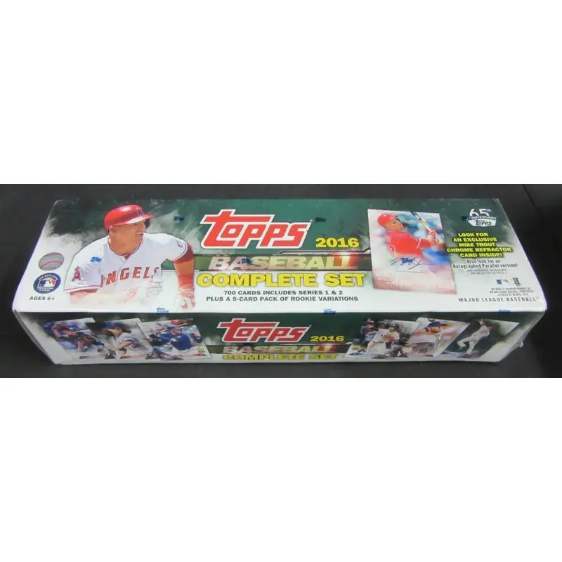 2016 Topps Baseball Factory Set (Trout Chrome Refractor))