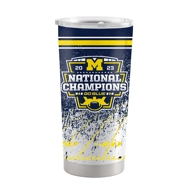 Michigan 2023 CFP National Champions 20oz Stainless Tumbler