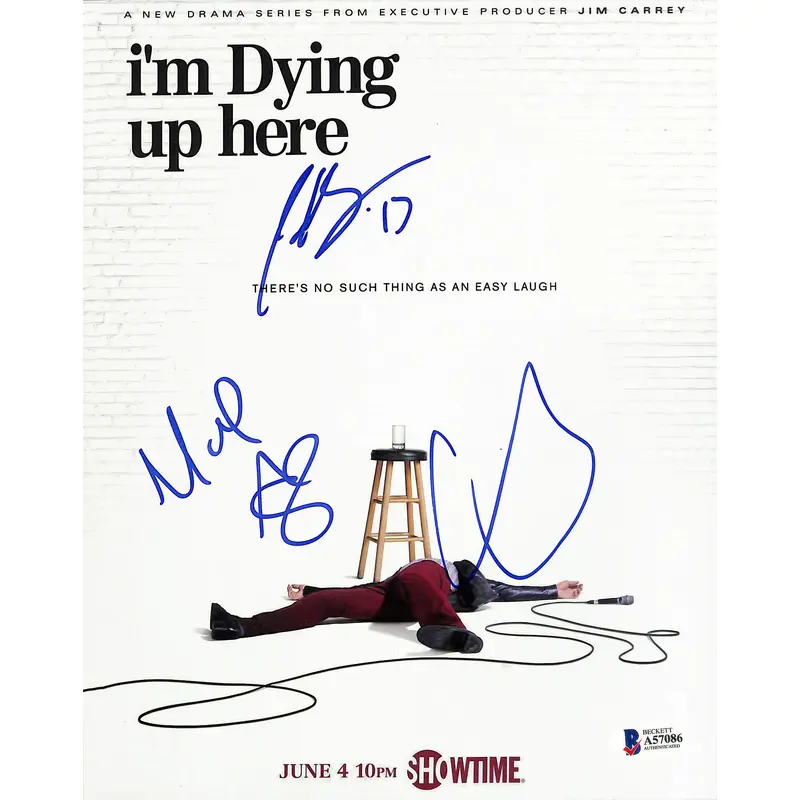 I'm Dying Up Here (3) Angarano, Graynor & Daly Signed 8x10 Photo BAS #A57086