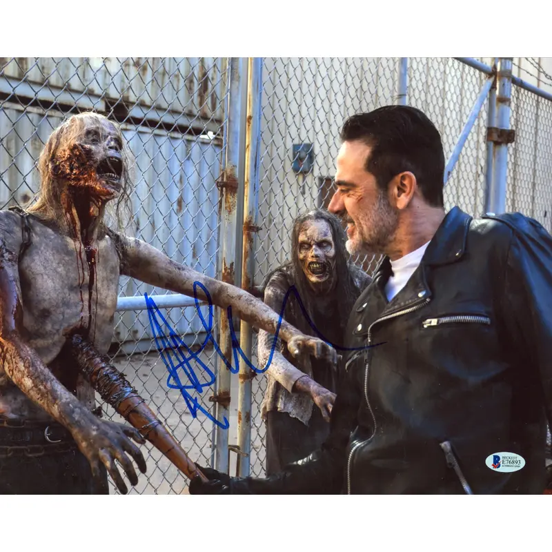 Jeffrey Dean Morgan The Walking Dead Authentic Signed 11x14 Photo BAS #E76893