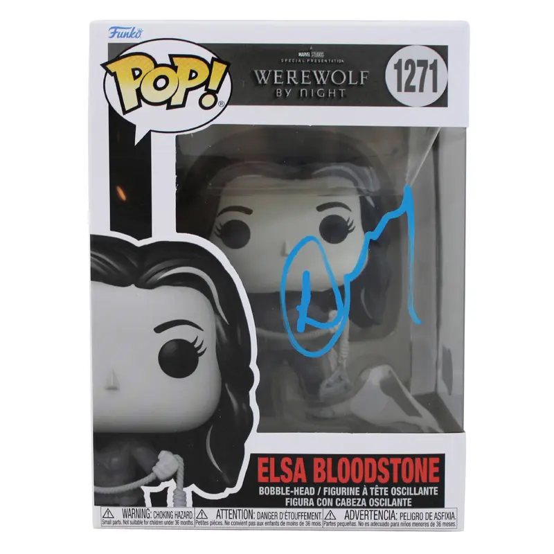 Laura Donnelly Werewolf by Night Signed #1271 Funko Pop Vinyl Figure BAS