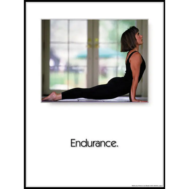 Yoga "Endurance" Motivational Poster - Fitnus Corp.