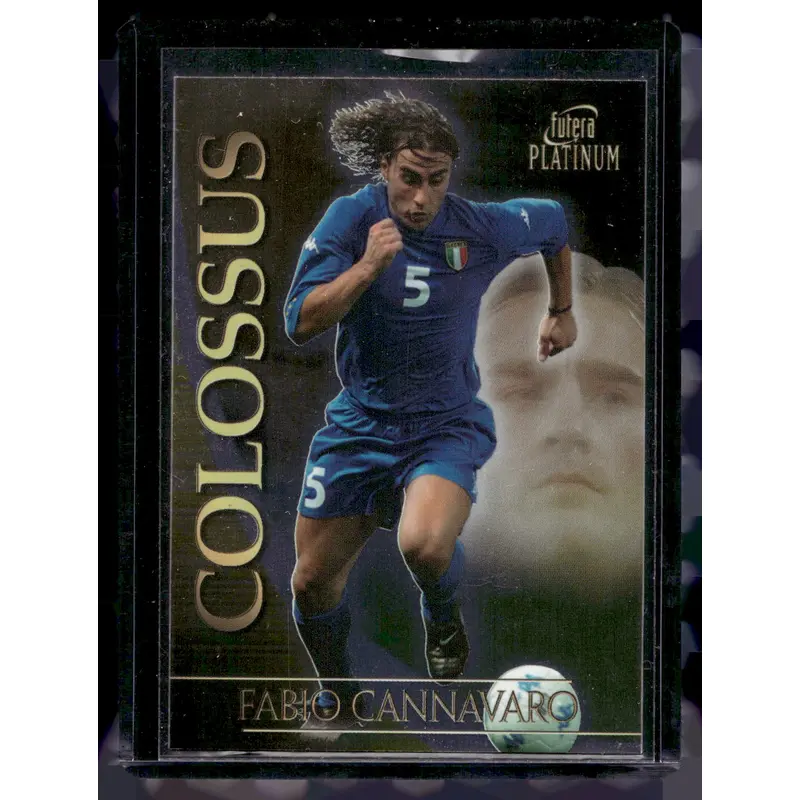 2003 Futera Platinum - Colossus . Fabio Cannavaro #C01