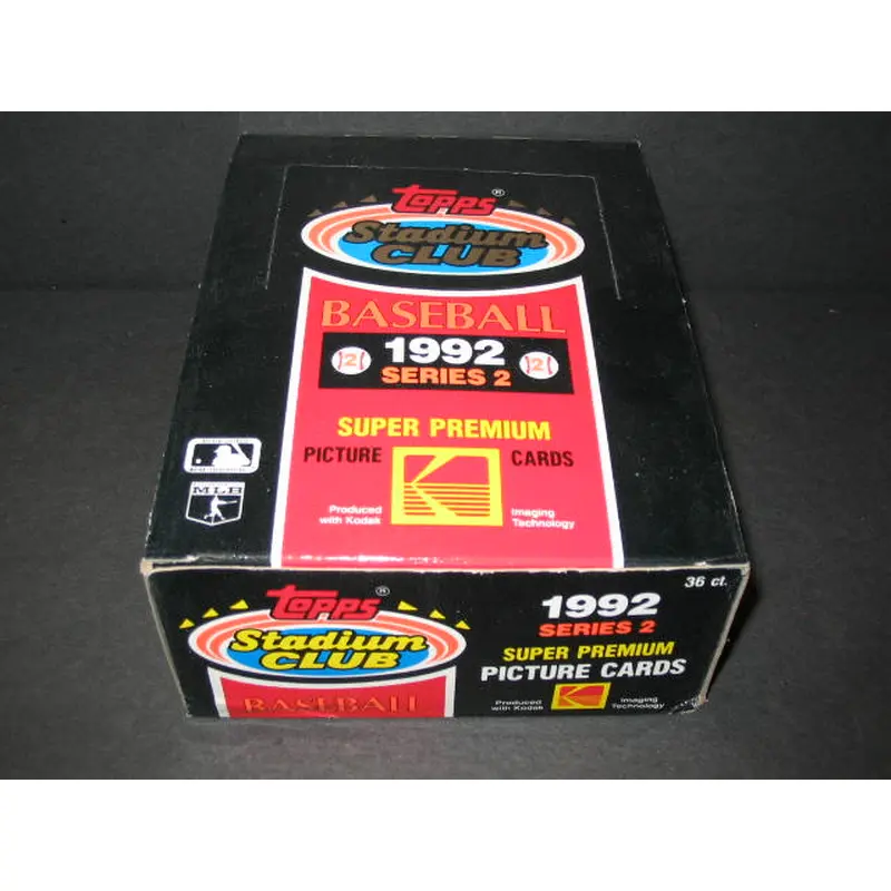 1992 Topps Stadium Club Baseball Series 2 Box