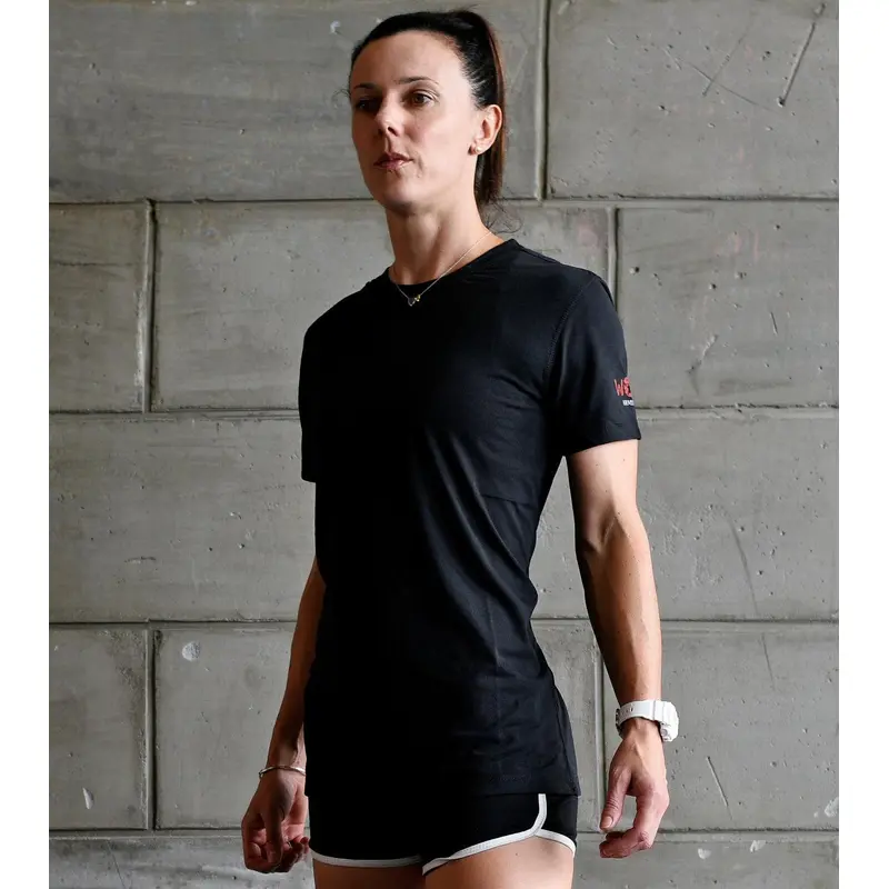 Women'S Training T-Shirt (Black) Wod Armour | Kibi Sports
