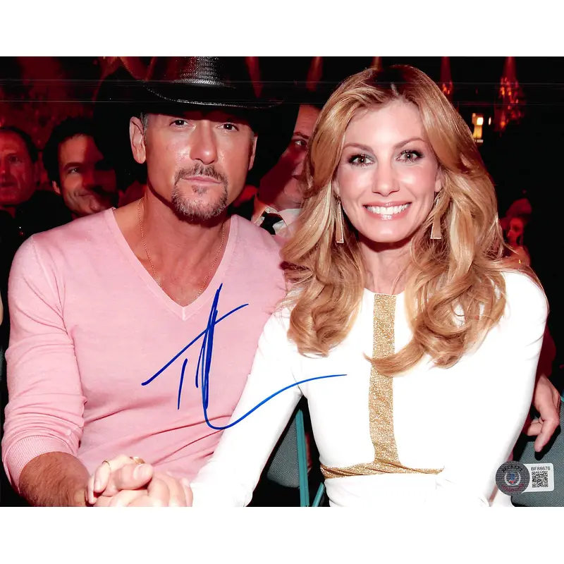 Tim McGraw Musician Authentic Signed 8x10 Photo Autographed BAS #BF88676