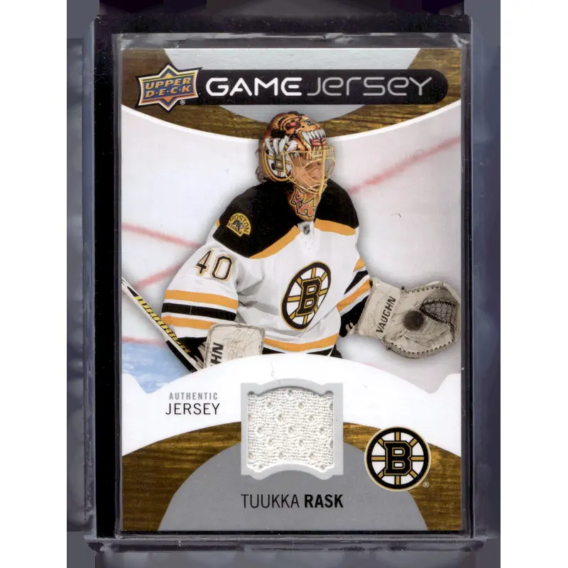 2012-13 Upper Deck - Game Jersey - Tuukka Rask #GJ-TR