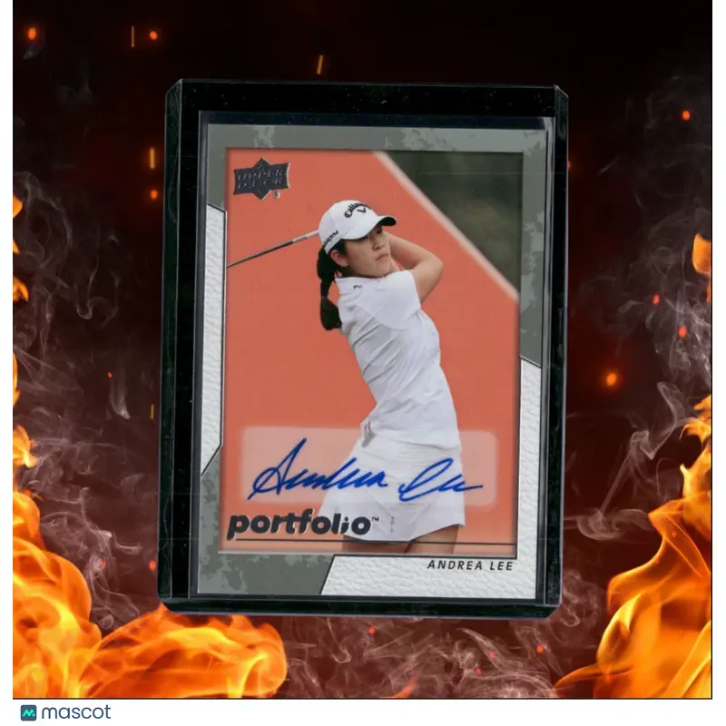 2024 Upper Deck Portfolio Andrea Lee Color Photos Auto #96