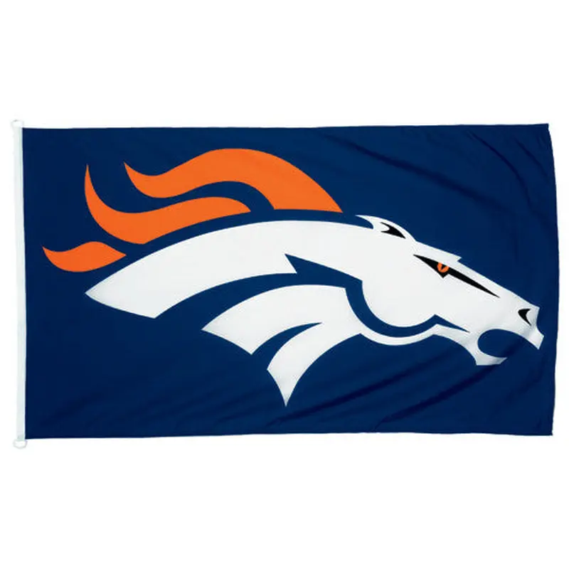 Denver Broncos Official NFL Football Deluxe-Edition 3'x5' Team Banner Flag - Wincraft