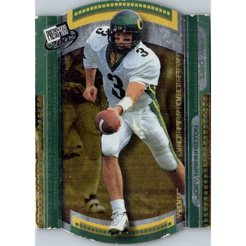2002 Press Pass Paydirt Die Cuts Joey Harrington #PD2