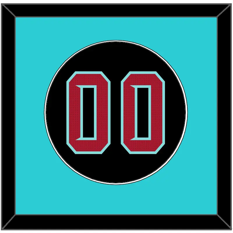 Arizona Number - Alternate Black - Single Mat 3