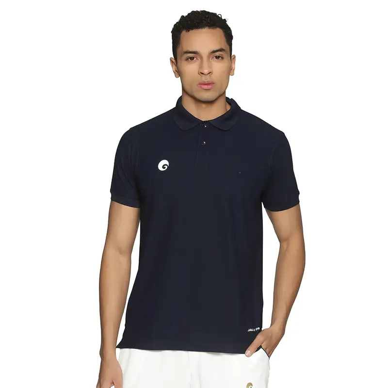 Kings Men'S Polo T-Shirt Navy Blue Omtex | Kibi Sports