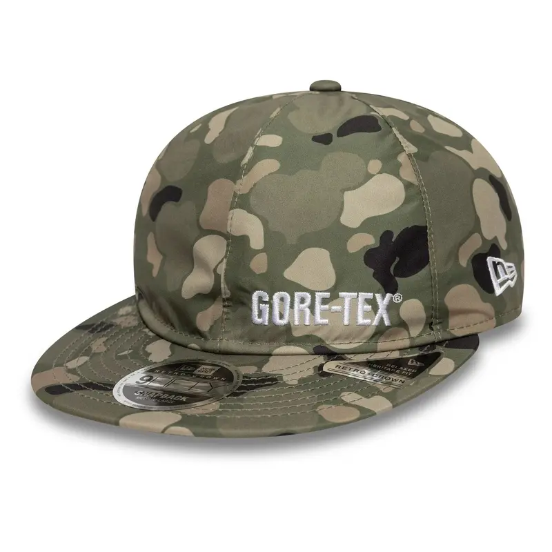 New Era Gore-Tex Outdoor Camo All Over Print Retro Crown 9FIFTY Adjustable Cap