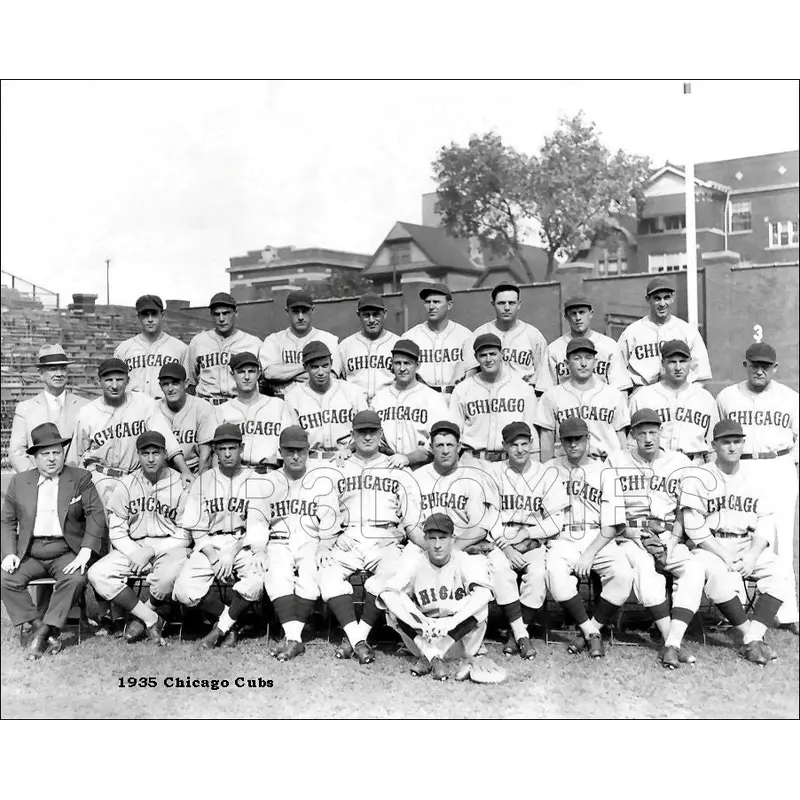 1935 Chicago Cubs 8X10 Photo - Gabby Hartnett - 1228