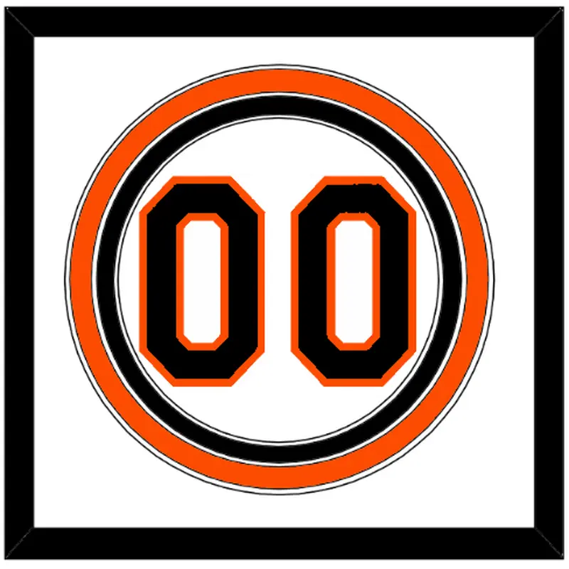 Baltimore Number - Home White (1998-2003) - Triple Mat 1