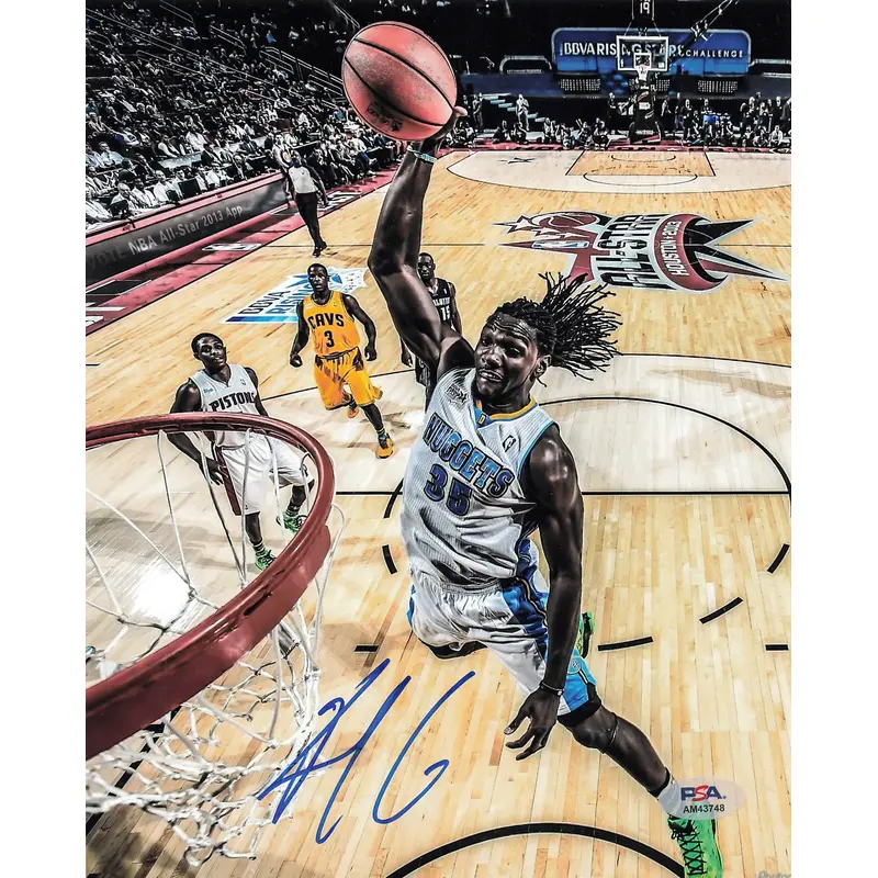 Kenneth Faried signed 8x10 photo PSA/DNA Denver Nuggets Autographed