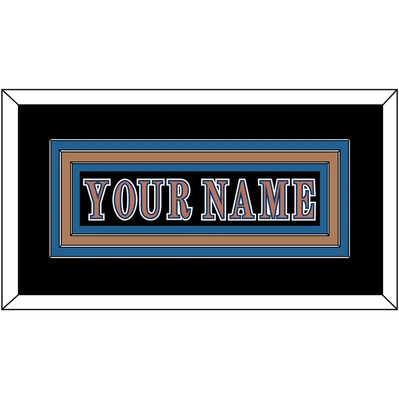 Washington Nameplate - Road Black (1997-2007) - Triple Mat 3